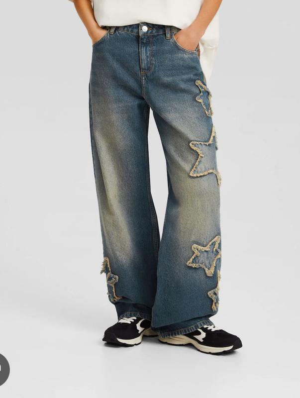 Alc-ot unisex baggy Jeans with patch details