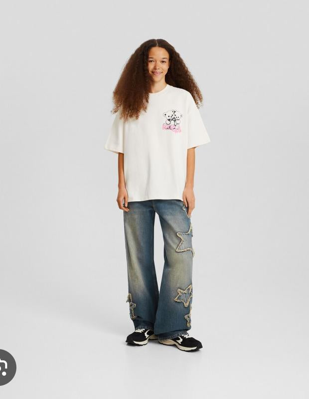 Alc-ot unisex baggy Jeans with patch details