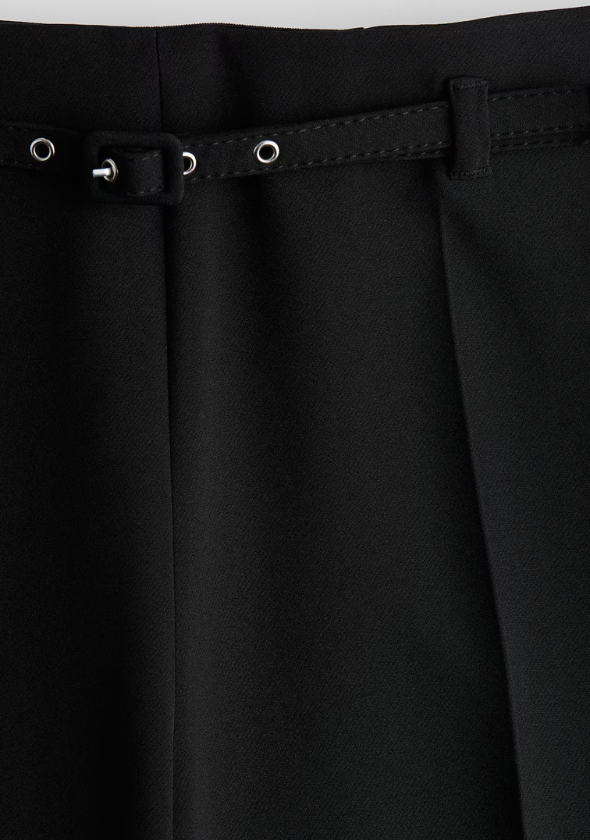 Za_ra Essential Belted Trousers