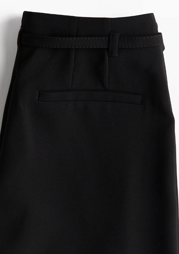 Za_ra Essential Belted Trousers